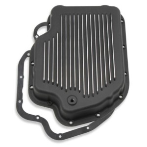 GM CHEVROLET CARTER DE BOITE DE VITESSES BOITE AUTOMATIQUE TH400 ALUMINIMUM NOIR transmission oil pan black MR GASKET 9796BMRG