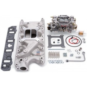 FORD 1965-1982 V8 289 302 CARBURATEUR KIT PERFORMANCE ADMISSION EDELBROCK 2031