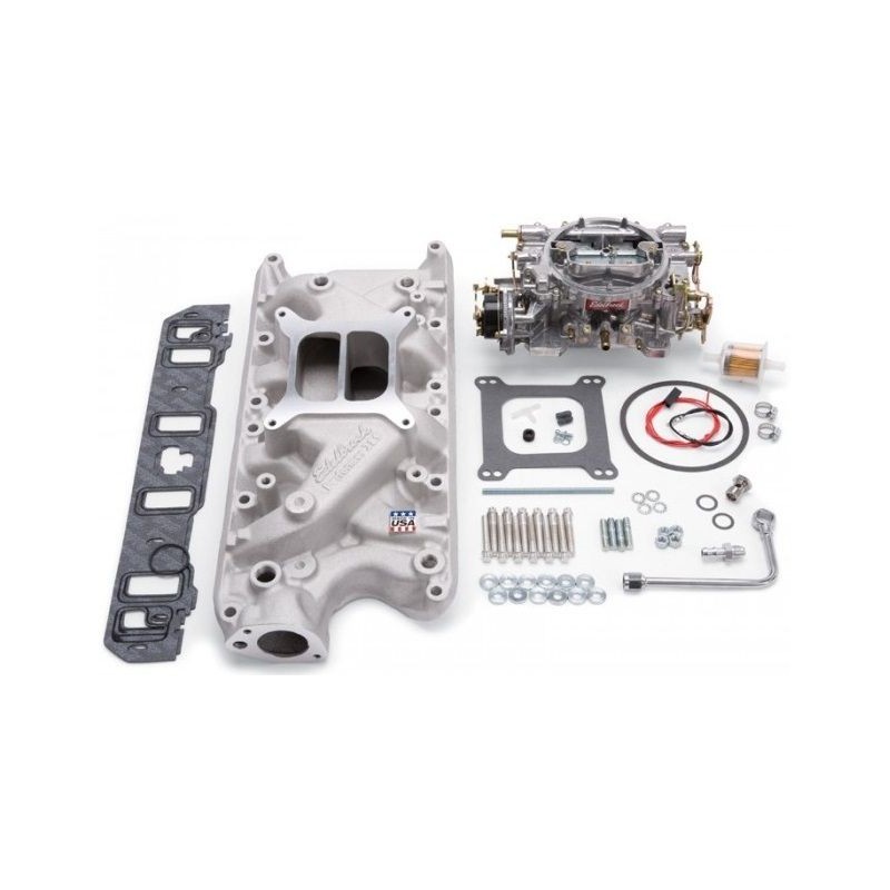 FORD 1965-1982 V8 289 302 CARBURATEUR KIT PERFORMANCE ADMISSION EDELBROCK 2031