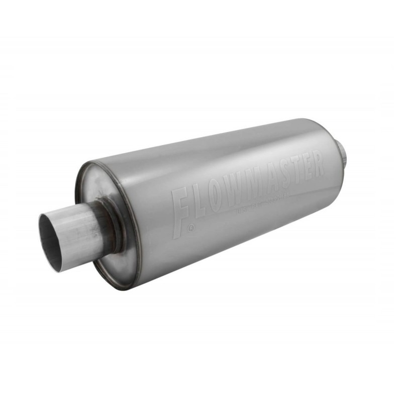50.8mm (2 pouces) SILENCIEU D ECHAPPEMENT DBX muffler - 2.00 Center In / 2.00 Center Out - Moderate Sound FLOWMASTER 12014310