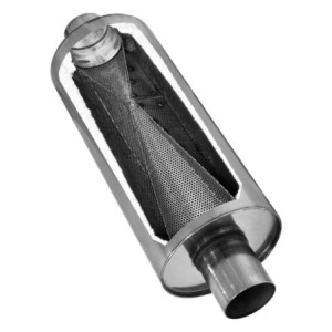 50.8mm (2 pouces) SILENCIEU D ECHAPPEMENT DBX muffler - 2.00 Center In / 2.00 Center Out - Moderate Sound FLOWMASTER 12014310