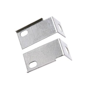 FORD MUSTANG 1967-1968 PAIRE DE SUPPORTS D AILES AVANT FIXE DERRIÈRE PAROIS ANTI PROJECTION rear splash shield support brackets