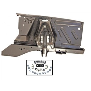 FORD MUSTANG 1965-1966 LATERAL COMPARTIMENT MOTEUR GAUCHE AVEC TOURELLE PAROIES ET LONGERON Shock tower Apron assembly left hand