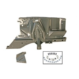 FORD MUSTANG 1969-1970 LATERAL COMPARTIMENT MOTEUR DROIT AVEC TOURELLE PAROIES ET LONGERON Shock tower Apron assembly Right hand