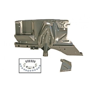FORD MUSTANG 1969-1970 LATERAL COMPARTIMENT MOTEUR GAUCHE AVEC TOURELLE PAROIES ET LONGERON Shock tower Apron assembly Left hand
