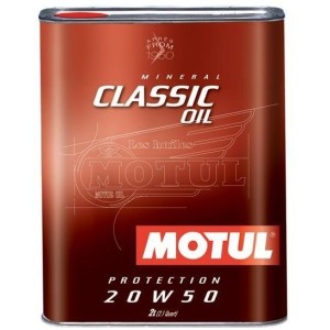 MOTUL AUTO huile moteur CLASSIC 20w50 Minérale avec zddp 5 Litres 110622