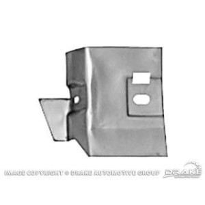 FORD MUSTANG 1964-1966 TOLE DE LIAISON DROITE ENTRE PAROIE COMPARTIMENT MOTEUR ET BLOC CHEMINEE Inner fender Apron bracket Right
