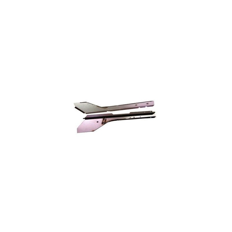 FORD MUSTANG 1965-1970 RAIL LONGERON AVANT GAUCHE 2 PIECES Front frame rail 2 pieces Left hand SCOTT DRAKE MC124FLH