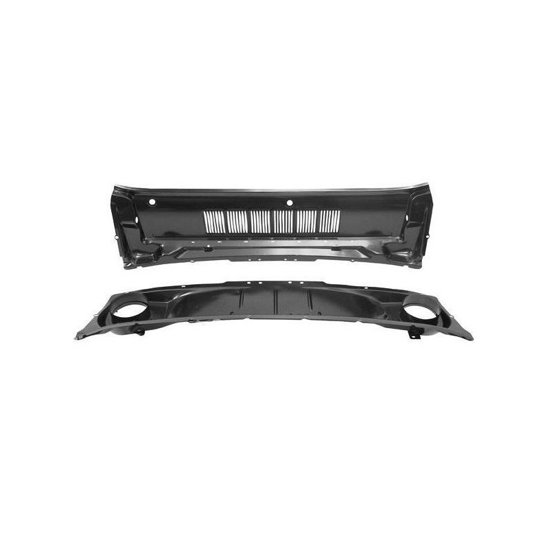 FORD MUSTANG 1964-1966 BLOC DE CHEMINEE COMPLET INFERIEUR ET SUPERIEUR Cowl grille assembly SCOTT DRAKE C5ZZ-6502010-28 3648G