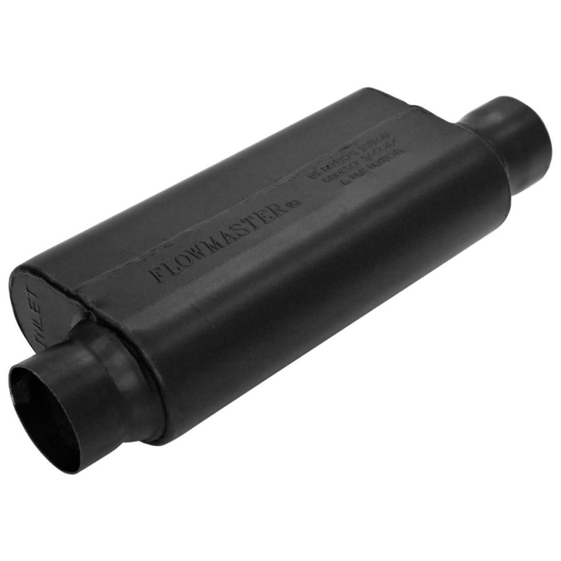 63.5mm (2.5 pouces) Resonator muffler Universal - 2.50 in. Offset In / 2.50 in. Offset Out FLOWMASTER 15150S