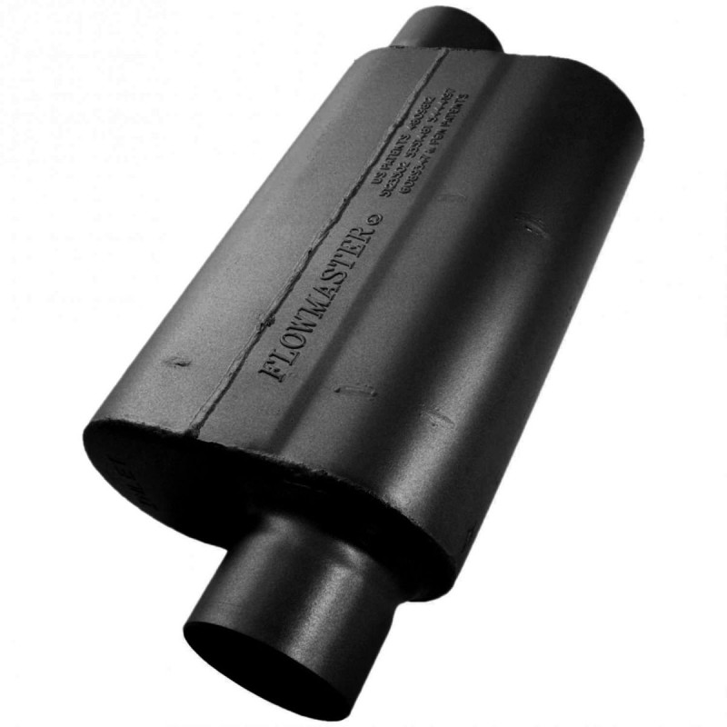 76.2mm (3 pouces) 4X8 UNIV RESONATOR 3 O/O Resonator muffler Universal - 3.00 in. Offset In / 3.00 in. Offset Out FLOWMASTER 151