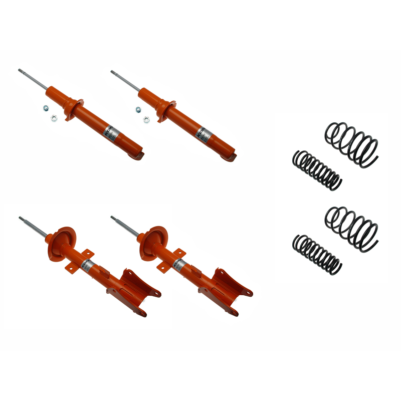 ALFA ROMEO 147 1.6TS 2.0TS 1.9JTD M a partir de mai 2000-2010 AMORTISSEUR RABAISSEMENT 35 MM CAR SPRING KIT STRT KONI 1120 3601