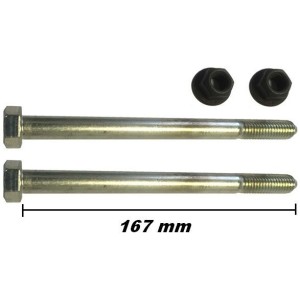 FORD MUSTANG 1964-1967 KIT DE VIS 185 mm D OEIL DE LAME Leaf Spring Eye Bolts SCOTT DRAKE C5ZZ-5781-A