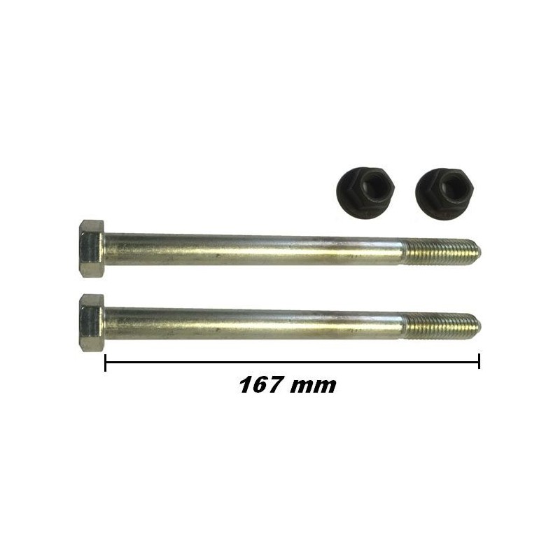 FORD MUSTANG 1964-1967 KIT DE VIS 185 mm D OEIL DE LAME Leaf Spring Eye Bolts SCOTT DRAKE C5ZZ-5781-A