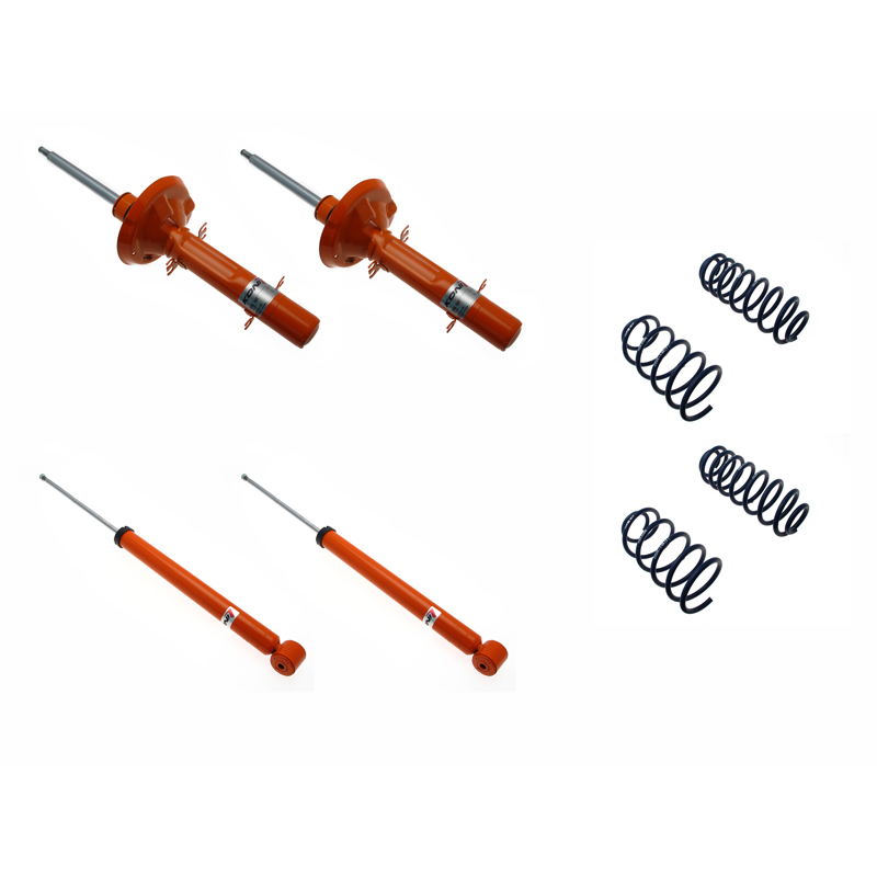 VOLKSWAGEN BORA depuis novembre 1998-2005 AMORTISSEUR RABAISSEMENT 35 MM CAR SPRING KIT STRT KONI 1120 5262 1120-5262