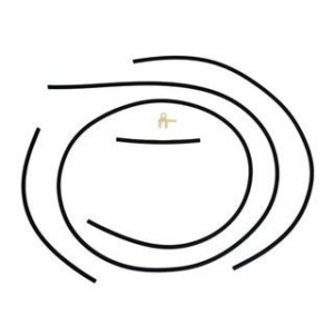 Obsolète FORD MUSTANG 1969-1970 TUYAUX DE LAVE GLACE Washer hose kit SCOTT DRAKE C9ZZ-17601-5 - DERNIERS EXEMPLAIRES AVANT ARRET