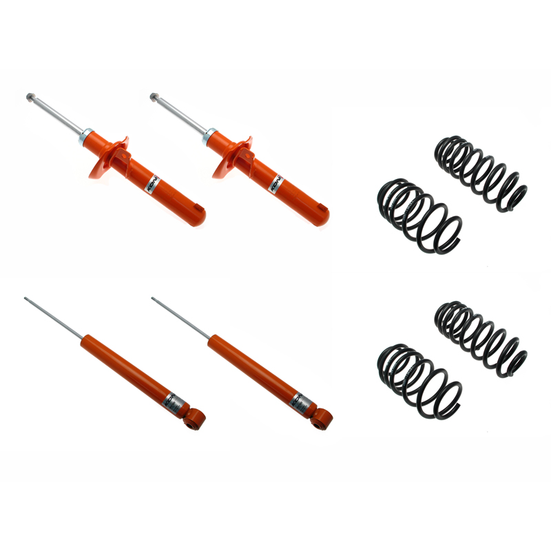 VOLKSWAGEN JETTA 5 2005-2010 AMORTISSEUR RABAISSEMENT 35 MM CAR SPRING KIT STRT KONI 1120 2613 1120-2613