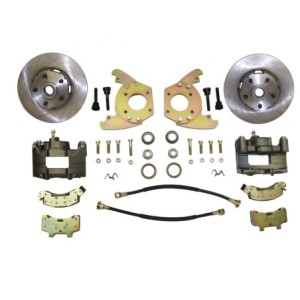 FORD MUSTANG 1964-1966 6-CYLINDRES AVEC 5 GOUJONS DE ROUE CONVERSION DE TAMBOURS A KIT FREINS A DISQUES AVANT COMPLET BOITE AUTO