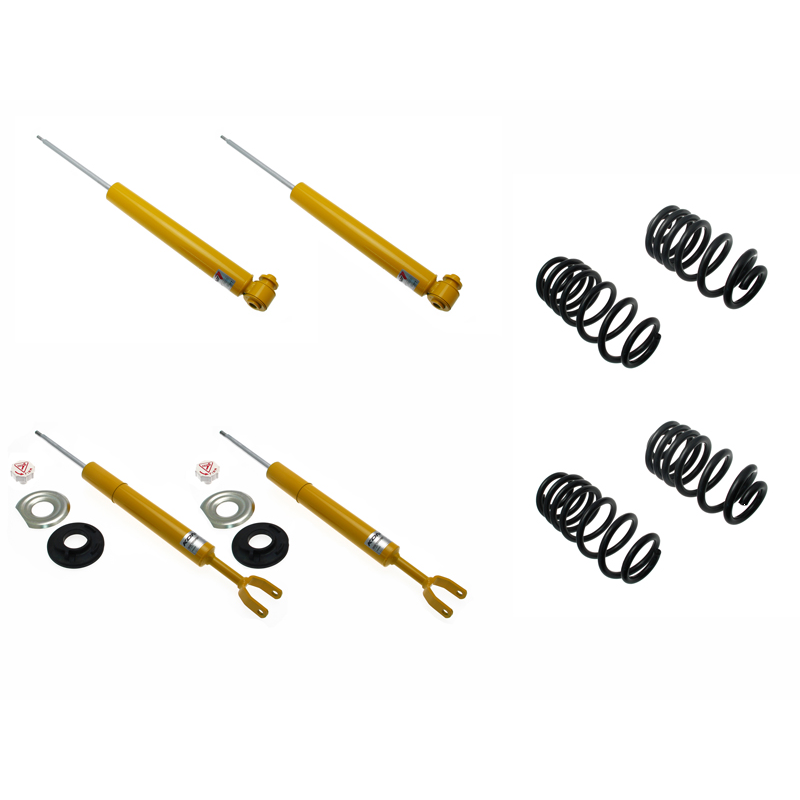 AUDI A6 C6 4F AVANT INCL. QUATTRO EXCL. AIR SUSP. depuis janvier 2005-2011 AMORTISSEUR RABAISSEMENT 40 MM CAR SPRING KIT SPORT K