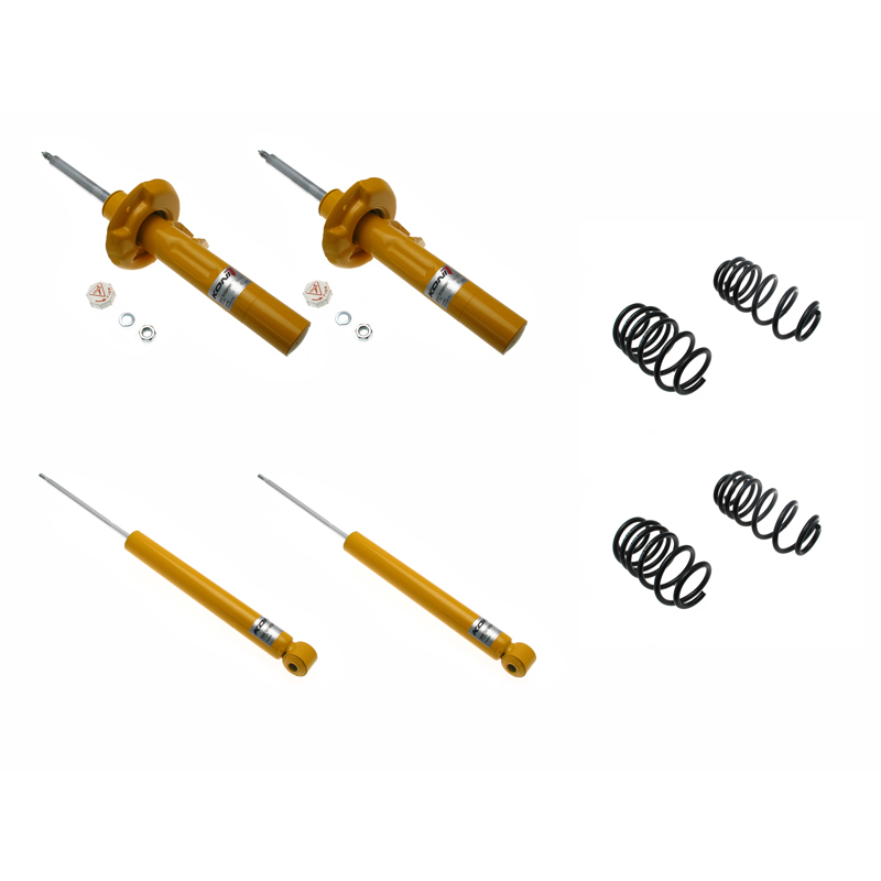 AUDI TT 8J COUPE 2006-2013 AMORTISSEUR RABAISSEMENT 30 MM CAR SPRING KIT SPORT KONI 1140 1021 1140-1021