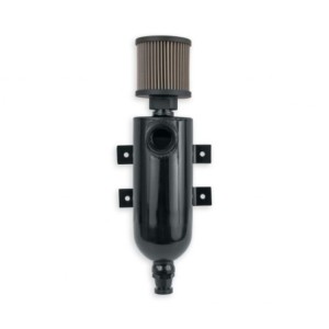 RESERVOIR ALUMINIUM NOIR RECUPERATEUR D HUILE VAPEUR CACHE CULBUTEURS catch can EARL'S CT100ERL