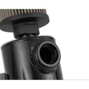 RESERVOIR ALUMINIUM NOIR RECUPERATEUR D HUILE VAPEUR CACHE CULBUTEURS catch can EARL'S CT100ERL