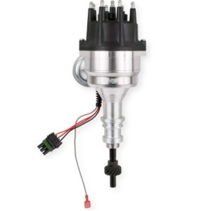 DISTRIBUTEUR D ALLUMAGE NOIR Distributor Ford 289 302 (Ready-to-run sans besoin de boitier) with Steel Gear MSD 835251