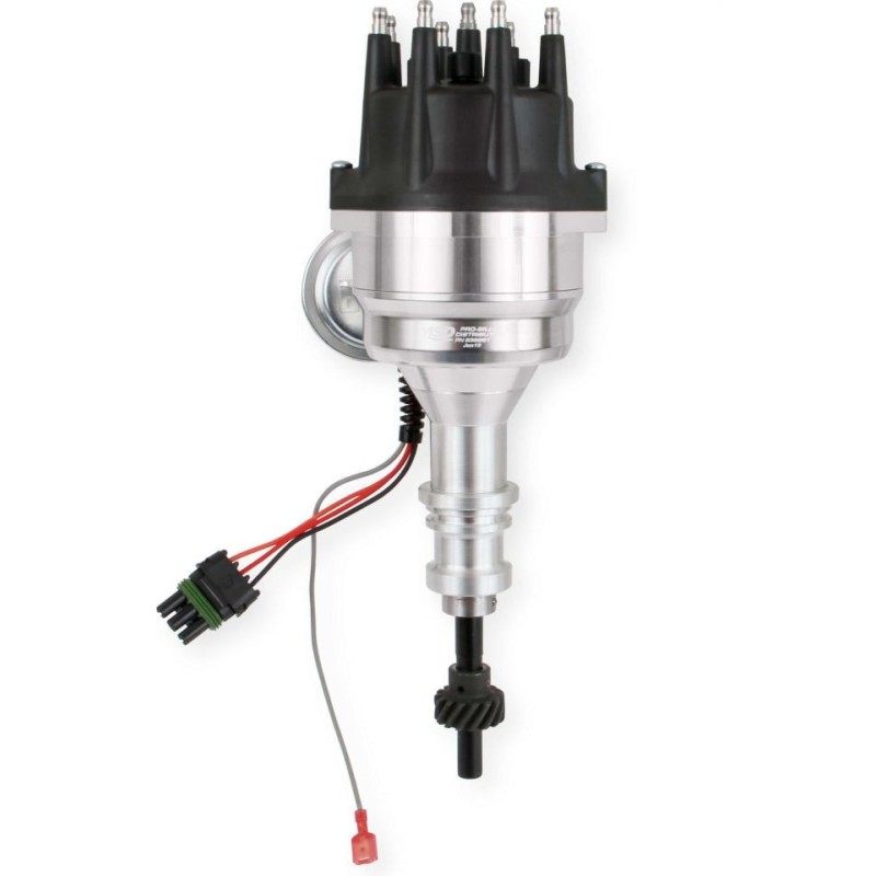 DISTRIBUTEUR D ALLUMAGE NOIR Distributor Ford 289 302 (Ready-to-run sans besoin de boitier) with Steel Gear MSD 835251
