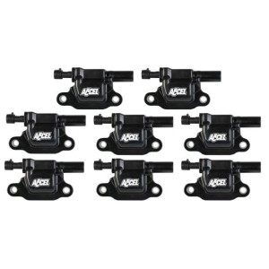 2014-2023 Lt Square Coil - Black 8 Pack ACCEL 140081-8