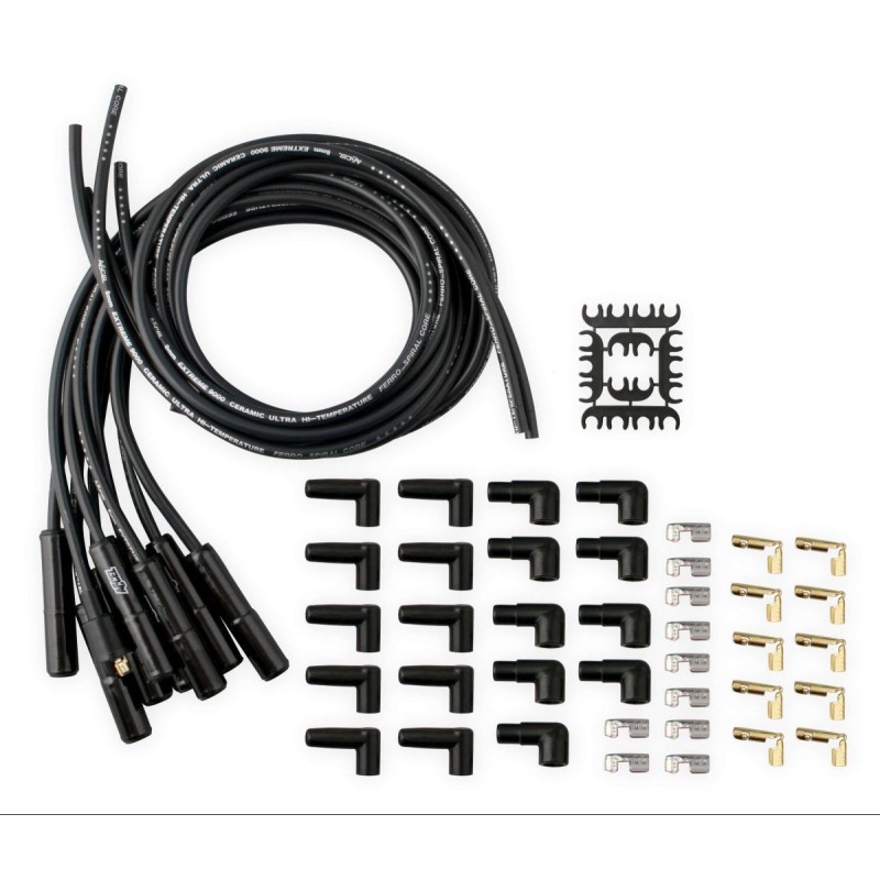 Uni Ceramic 180 Boots Wire Kit - Black ACCEL 9000CK