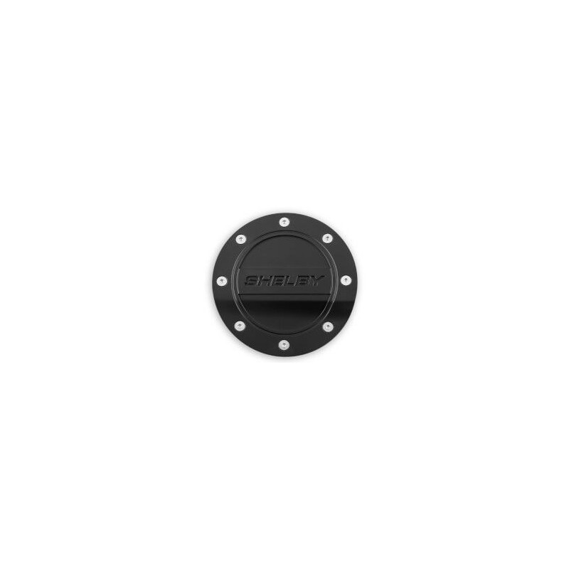 FORD MUSTANG 2015-2023 Shelby All Black Fuel Door DRAKE MUSCLE CARS FS3Z-6640526-SA