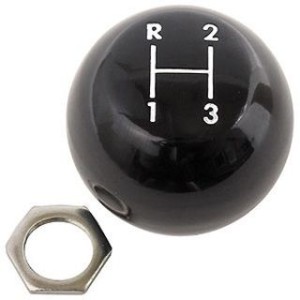 FORD MUSTANG 1964-1967 POMO POMMEAU BOULE DE LEVIER DE VITESSES 3 VITESSES 3 speed shift knob SCOTT DRAKE C5ZZ-7213-H