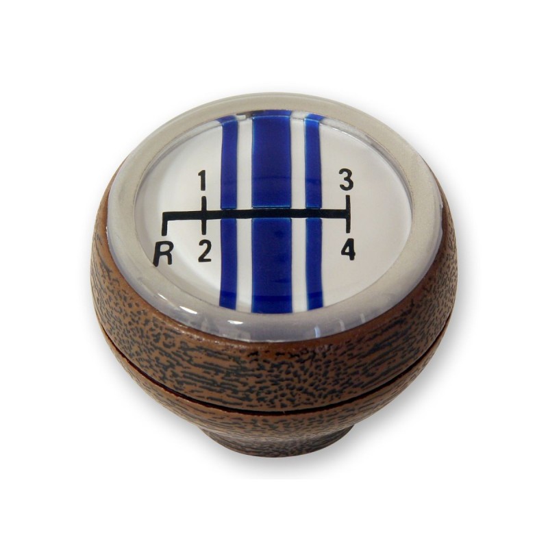 FORD MUSTANG 1968-1969 DELUXE LOOK BOIS POMO POMMEAU BOULE DE LEVIER 4 VITESSES speed knob 4 speed wood look SCOTT DRAKE C8OZ-72
