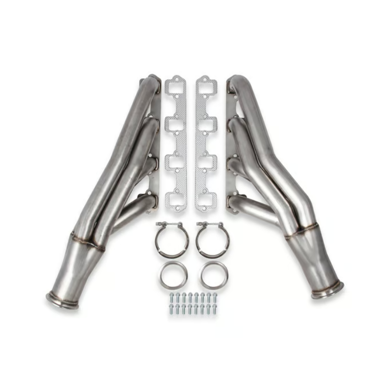 FORD V8 SMALL BLOCK FORD PAIRE DE COLLECTEURS COURT D ECHAPPEMENT Turbo Headers sbf 1-3/4 304ss Nat FLOWTECH 12164FLT
