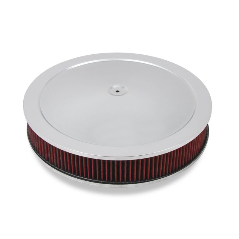 4150 Drop-base Air Cleaner Chr W/ Gauze HOLLEY 120-4130