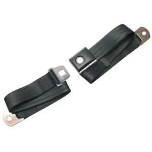 FORD MUSTANG 1964-1973 CEINTURE DE SECURITE BOUTON POUSSOIR NOIR Push button seat belt black SCOTT DRAKE SB-BK-PBSB (un achat éq