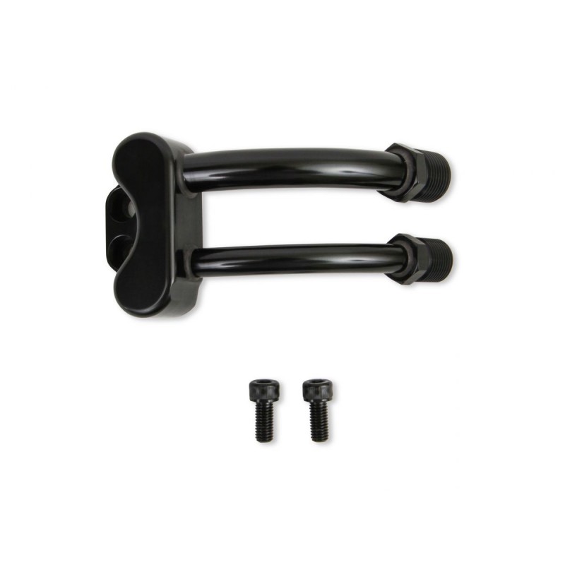 Line Adaptr-mnfld For Sd7 A/c Comp-black HOLLEY 199-201BK