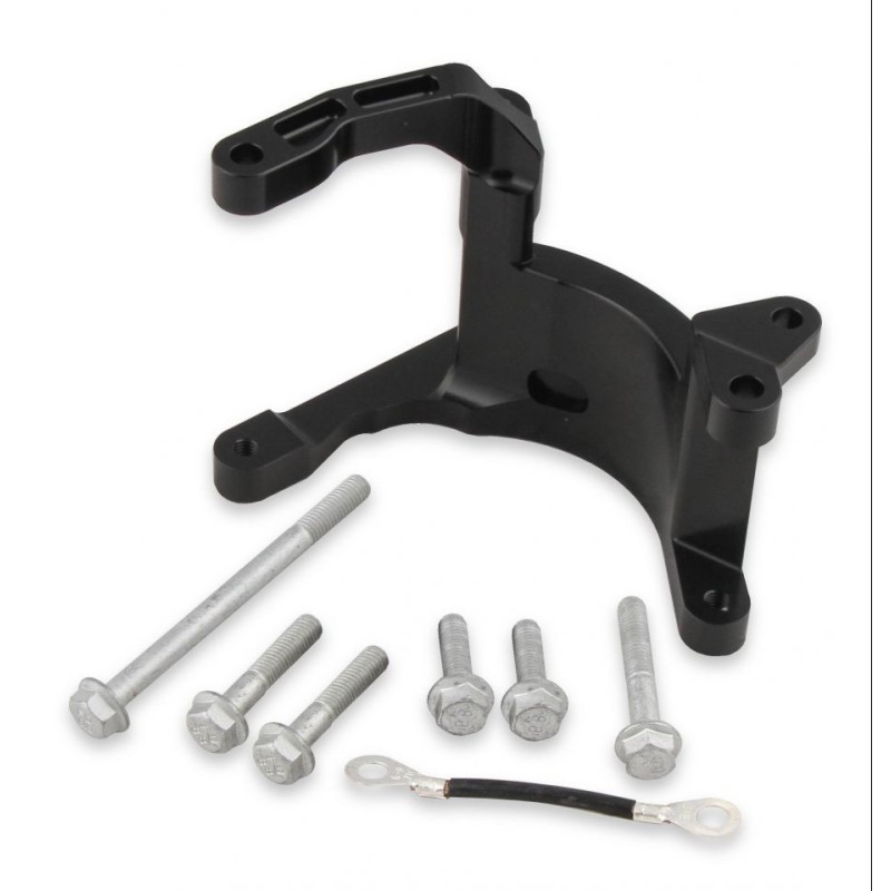 Lt4 Dry Sump A/c Brkt Black Finish HOLLEY 20-210B