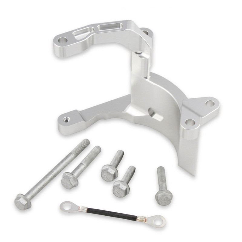 Lt4 Dry Sump A/c Brkt Clear Finish Dse HOLLEY 20-211