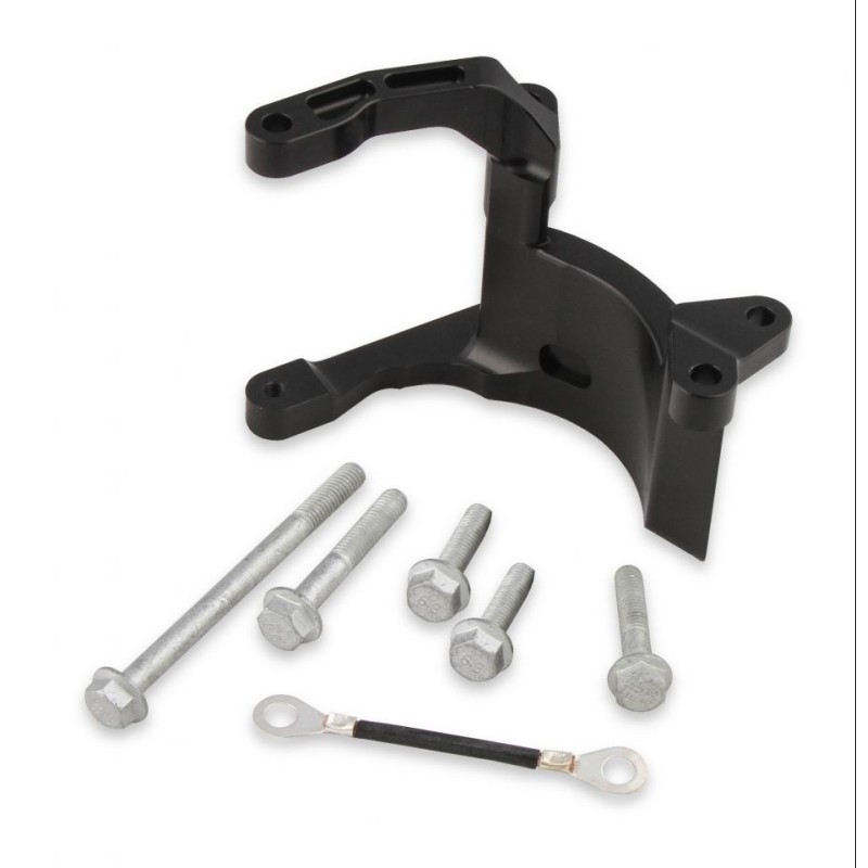 Lt4 Dry Sump A/c Brkt Black Finish Dse HOLLEY 20-211B