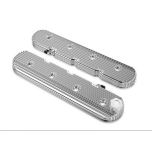 Ls Valve Covers Vintage Finned Polished HOLLEY 241-131