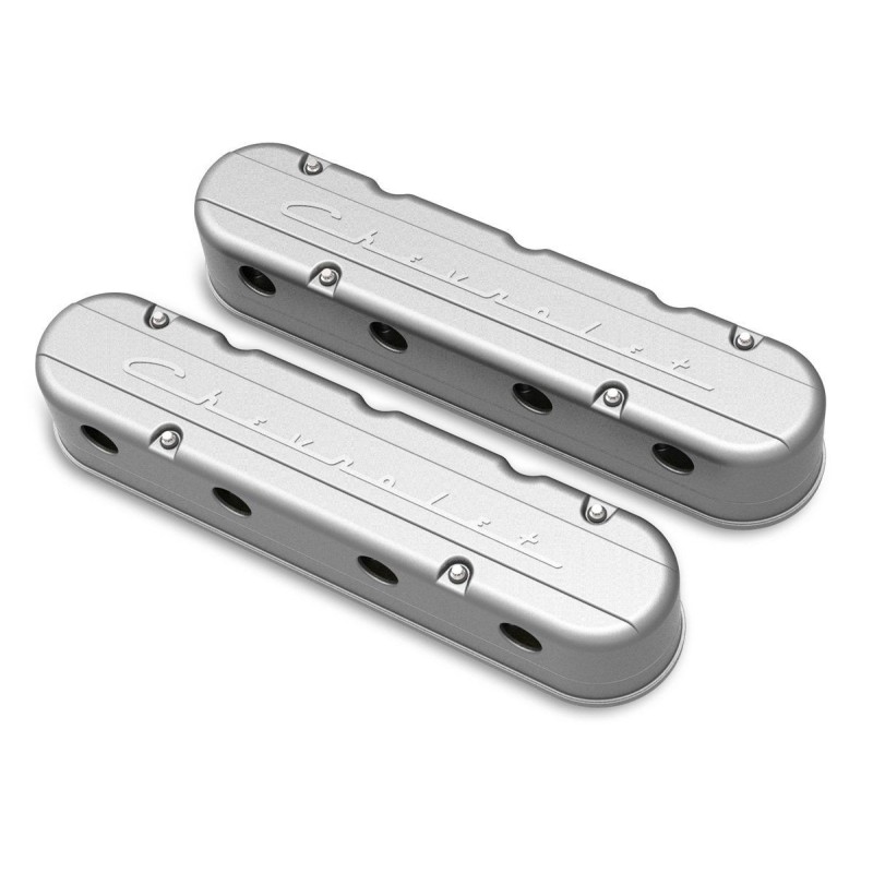 2-piece Valve Cover Gm Ls Chevrolet Logo HOLLEY 241-175