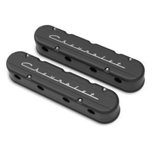 2-piece Valve Cover Gm Ls Chevrolet Logo HOLLEY 241-177