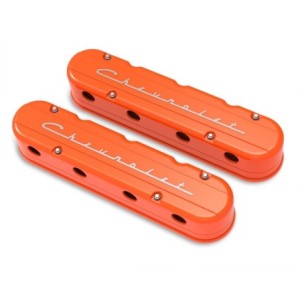 2-piece Valve Cover Gm Ls Chevrolet Logo HOLLEY 241-178