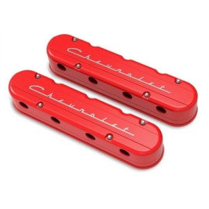 2-piece Valve Cover Gm Ls Chevrolet Logo HOLLEY 241-179