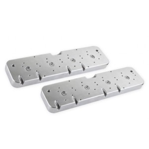 PLAQUE D ADAPTATION CACHE CULBUTEURS LS Valve Cover Adapter Plates - Sbc To Ls HOLLEY 241-296