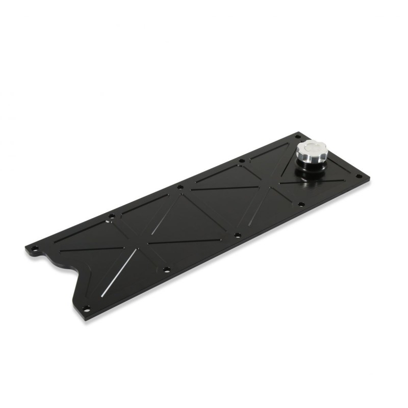 Valley Cover Trussed Satn Blk W/oil Fill HOLLEY 241-369