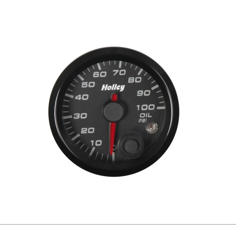 2-1/16 Holley Oil Pres Gauge-blk HOLLEY 26-601