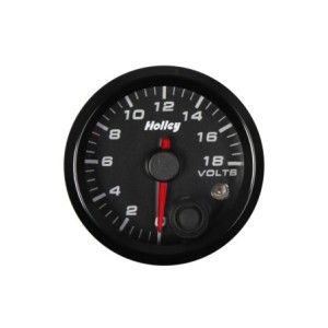 2-1/16 Holley Volt Gauge-blk HOLLEY 26-603