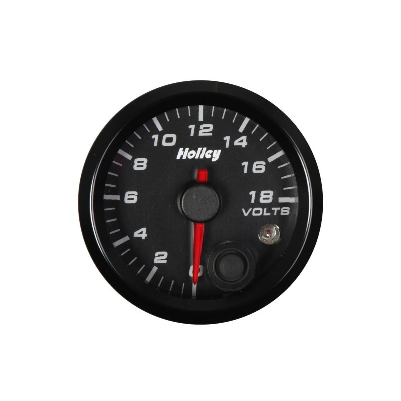 2-1/16 Holley Volt Gauge-blk HOLLEY 26-603
